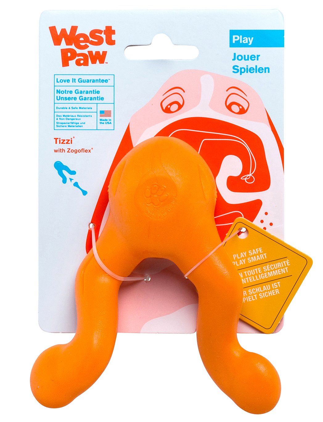 West Paw ゾゴフレックス ティジー 犬 おもちゃ ペット用品 投げるおもちゃ 犬の引っ張りっこのおもちゃ 犬用品 水に浮く 犬 おもちゃ 噛