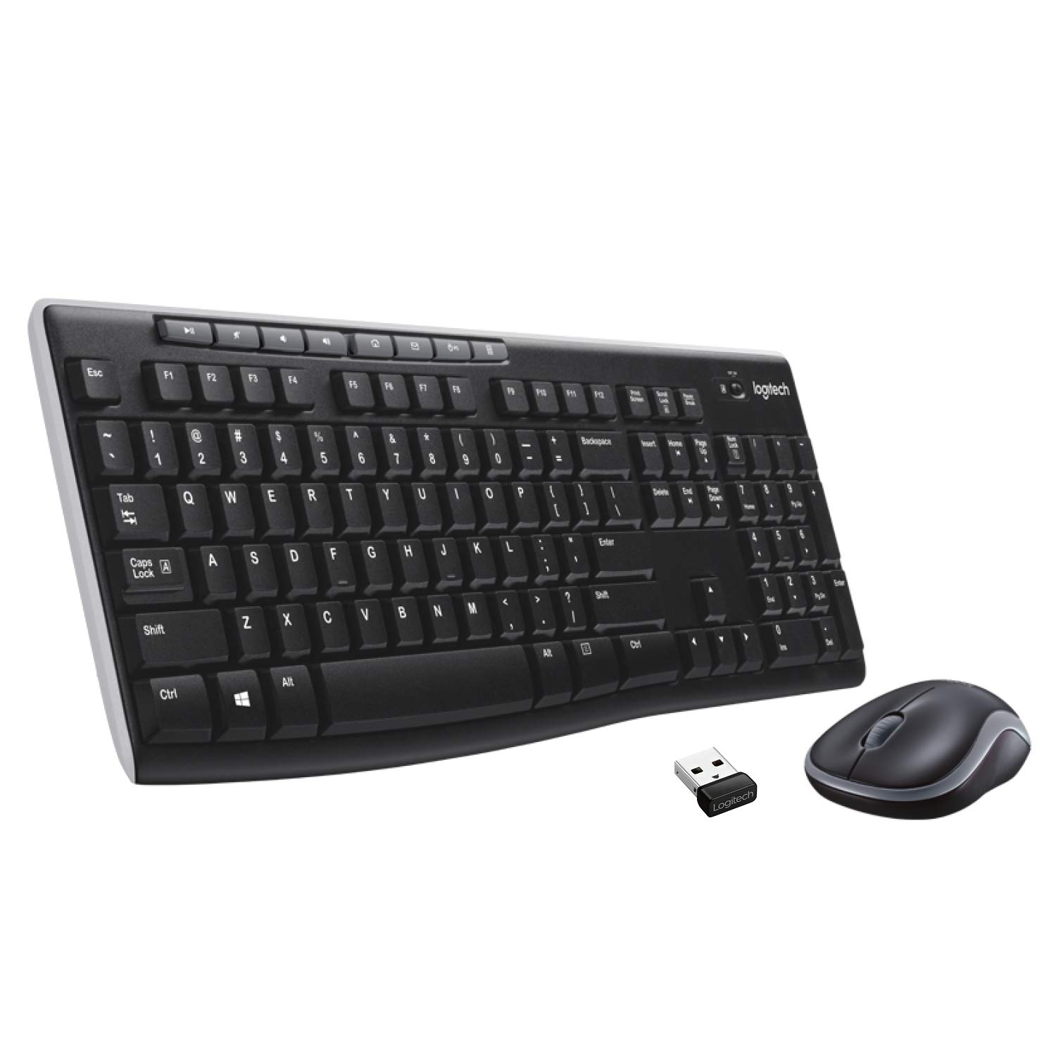 英語版キーボード/マウス Logitech English Keyboard Wireless Combo (920-004536) 並行輸入品