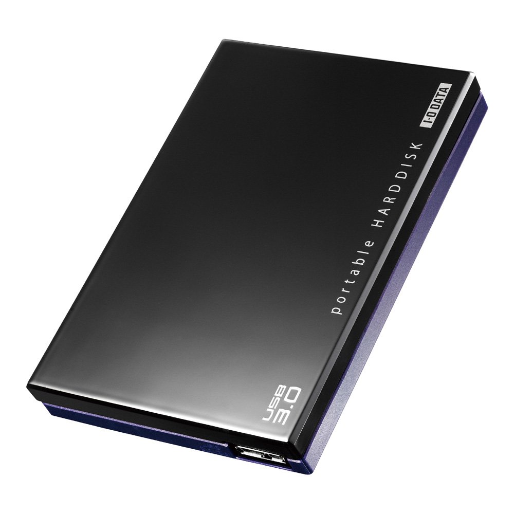 I-O DATA USB3.0/2.0 ポータブルHDD 超高速カクうす ブラック 500GB HDPC-UT500KE (旧モデル)