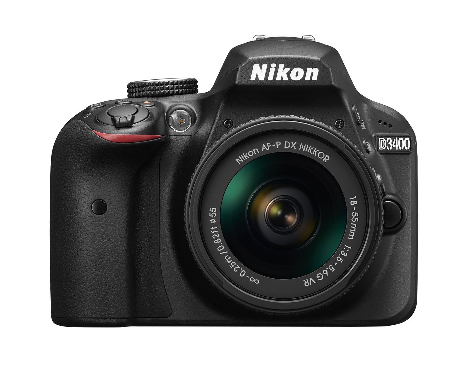 Nikon デジタル一眼レフカメラ D3400 AF-P 18-55 VR レンズキット ブラック D3400LKBK