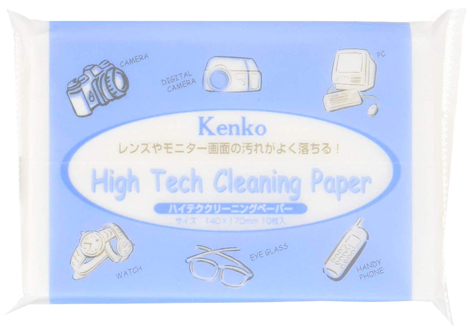 ケンコー(Kenko) クリーニング用品 ハイテククリーニングペーパー お徳用10個セット 10枚入×10個 872482