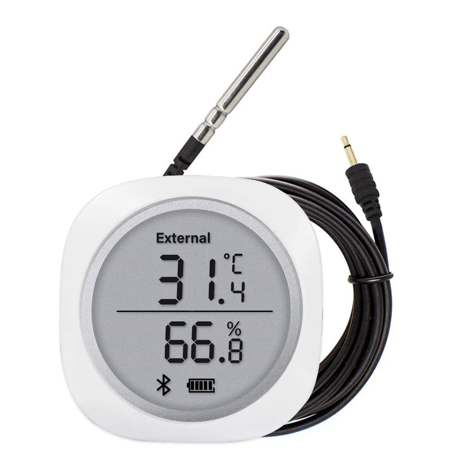 Inkbird 温湿度計 Bluetooth対応 データロガー デジタル 温度計 湿度計 スマホで温度湿度管理 グラフ記録 プローブ付き マグネット付き