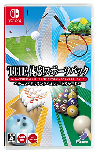 THE 体感!スポーツパック~テニス・ボウリング・ゴルフ・ビリヤード~ -Switch