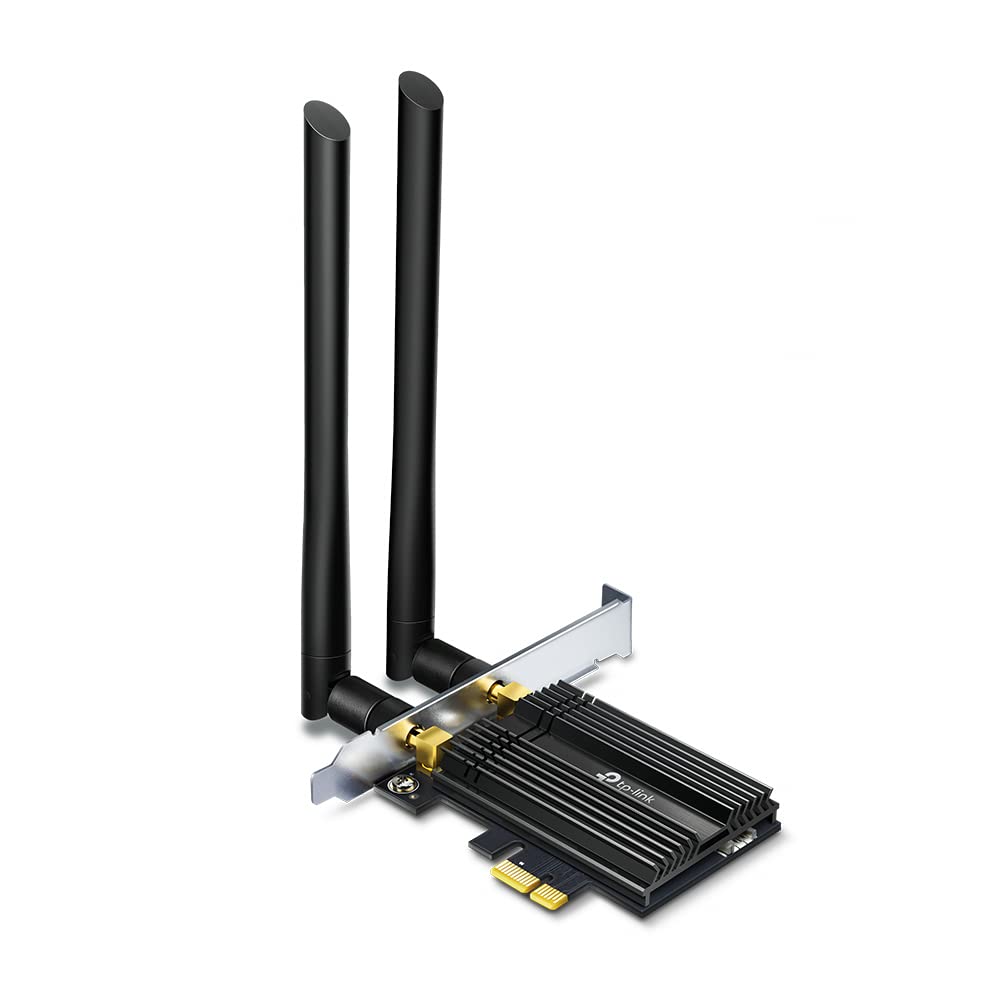 TP-Link WiFi ワイヤレス アダプター 無線LAN Wi-Fi6 PCI-Express Bluetooth5.0 2402 + 574Mbps Archer TX50E ブラック