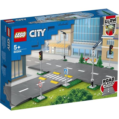 レゴ(LEGO) シティ つながる! ロードプレート 交差点 60304 おもちゃ ブロック プレゼント 男の子 女の子 5歳以上