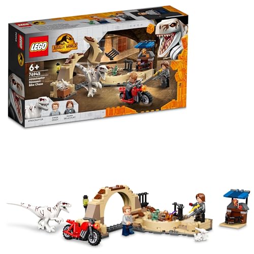 レゴ(LEGO) ジュラシック・ワールド アトロキラプトルのバイクチェイス 76945 おもちゃ ブロック プレゼント 乗り物 のりもの 恐竜 きょ