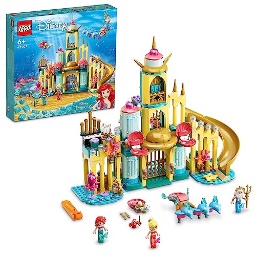 レゴ(LEGO) ディズニープリンセス アリエルの海のお城 クリスマスプレゼント クリスマス 43207 おもちゃ ブロック プレゼント お人形 ド