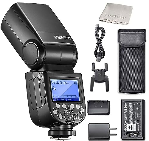 Godox V860III-C カメラ フラッシュス ストロボ スピードライト Canon カメラ対応, TTL 2.4G ガイドナンバー60 1/8000s hss LEDモデリン