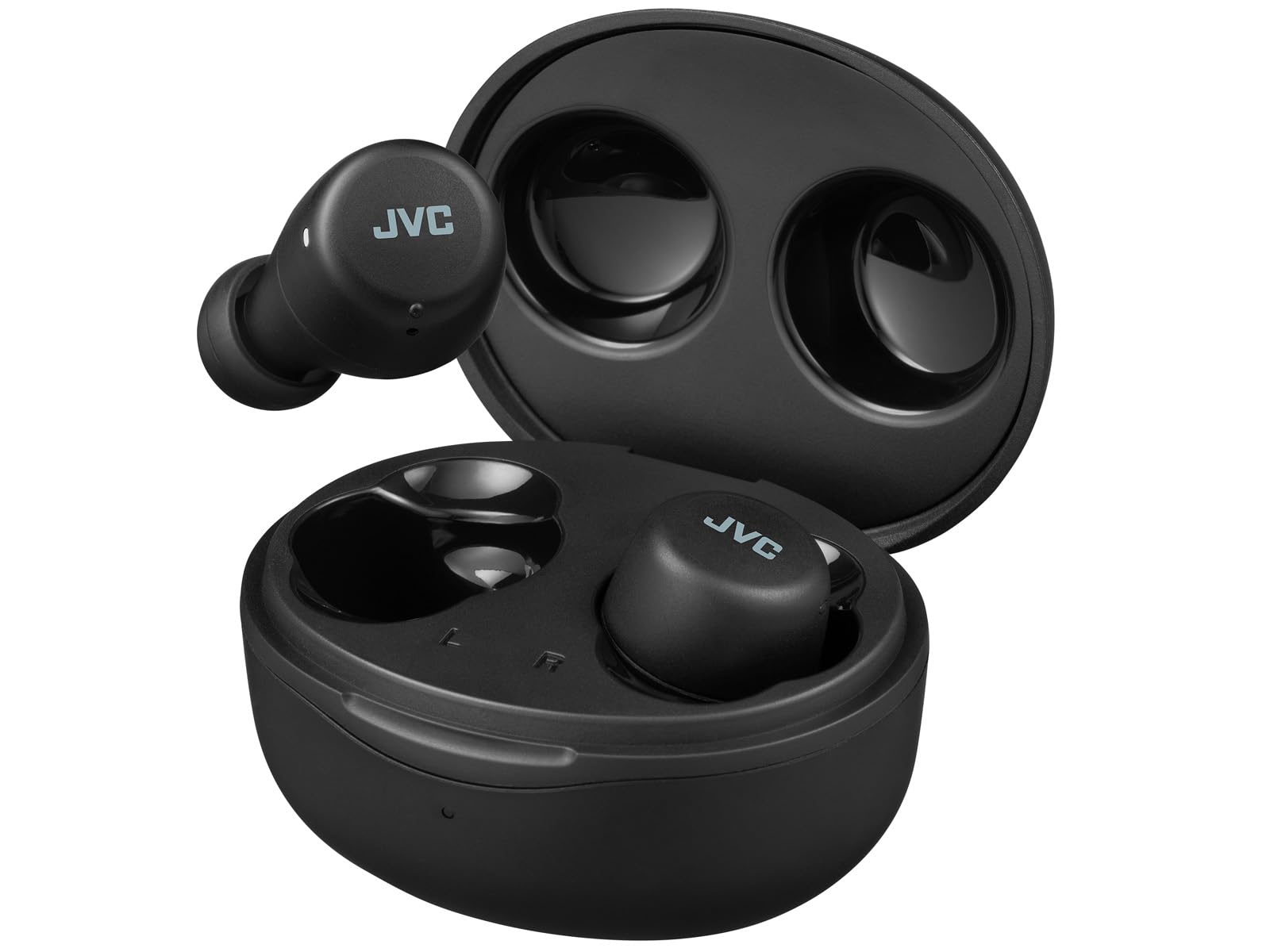 JVCケンウッド JVC HA-A5T-B ワイヤレスイヤホン Bluetooth ブラック カナル型 最大15h再生 生活防水 小型 軽量 音量調節