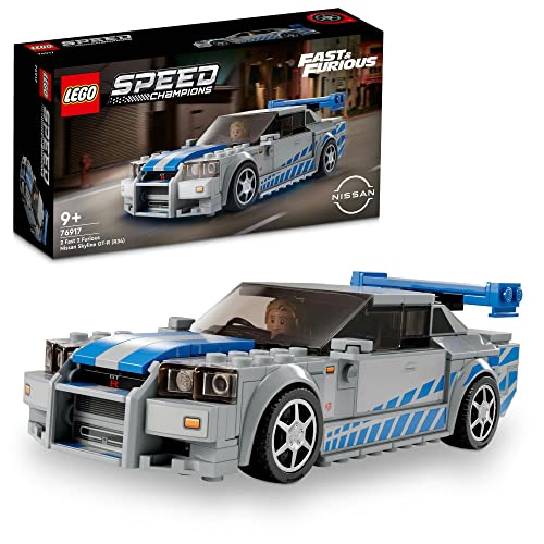 レゴ (LEGO) おもちゃ スピードチャンピオン ワイルド・スピード 日産スカイラインGT-R (R34) 男の子 女の子 車 子供 玩具 知育玩具 誕生
