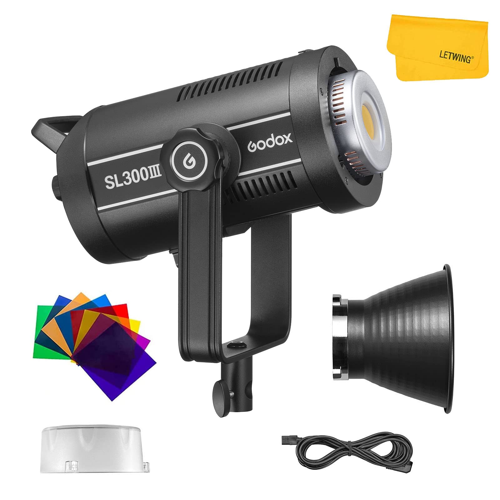 Godox SL300III SL-300 III SL300W III LED ビデオライト 定常光ライト ボーエンズマウント Bowens CRI 96 / TLCI 97 ビデオ オンライン