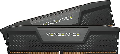 CORSAIR DDR5-5600MHz デスクトップPC用メモリ VENGEANCE DDR5シリーズ (PC5-44800) Intel XMP メモリキット 32GB ブラック [16GB×2枚]